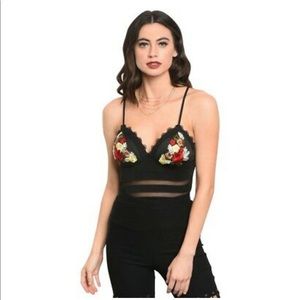 Black - Camisole Bodysuit
